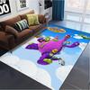 Dibo der Geschenkdrache Teppich für Wohnzimmer Schlafzimmer Zuhause Sofadekoration, Kinderspiel Rutschfeste Bodenmatte