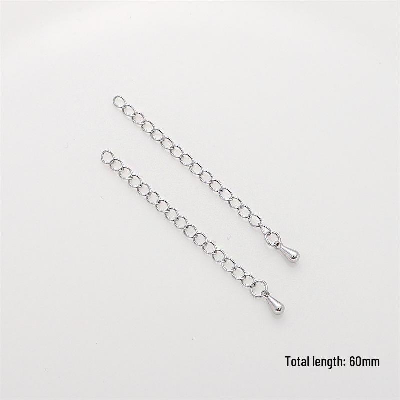 14/18K Gold-Filled Lobster Clasp End Cap & 9-Pin Jump Ring Extension Chain for DIY Jewelry
