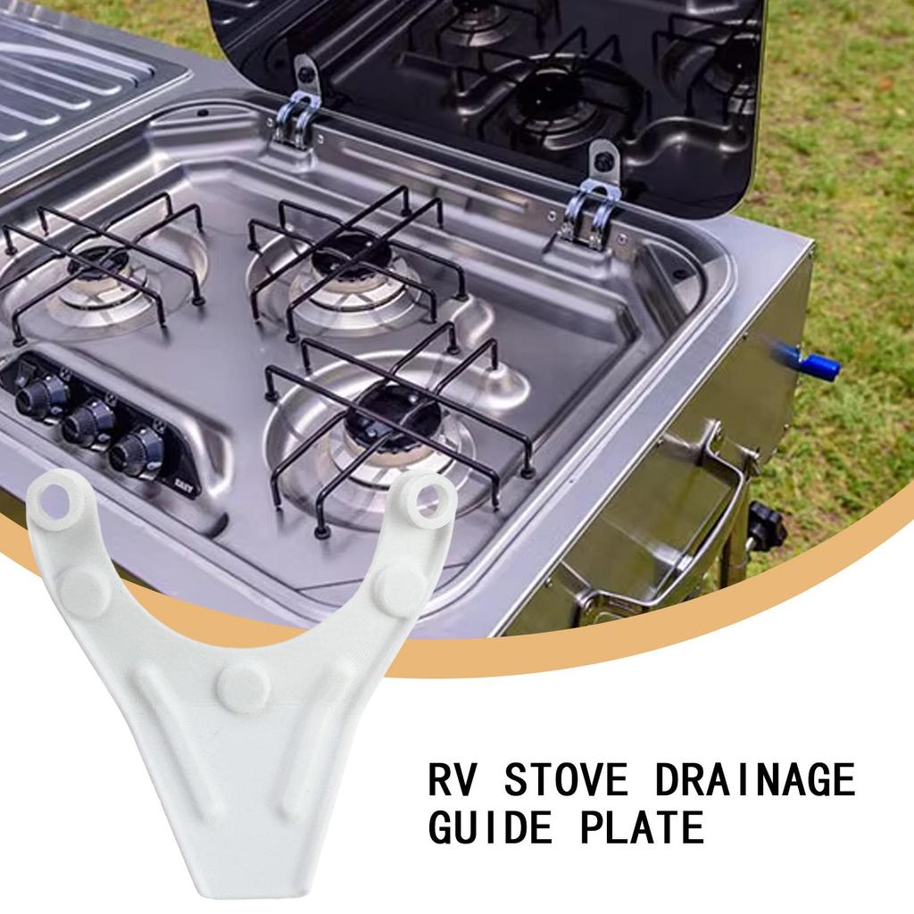 1Pc RV Stove Condensation Drain Deflector External Condensate Water Drain for Caravan Motorhome Camper RV Replacement Parts