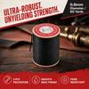 Polyester Waxed Thread Round Braided Stitching Thread Durable Sewing Cord  Leather Crafts