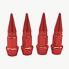 4pcs Tire Valve Caps Anti-theft Bullet Head Style Antirust Motorcycle Bike Car Wheel Tyre Tires Valve Stem Caps Accessories