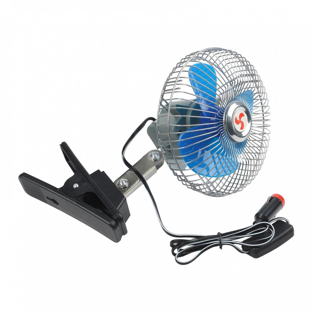 Verstellbarer Clip-Ventilator DC-Autolüfter LKW-Ventilator Automatischer Schwenkkopf