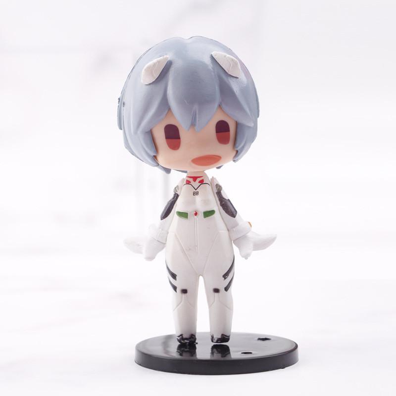 Adorable Pvc Evangelion Standing Rei Asuka Miniature Figurine Blind Box Toy