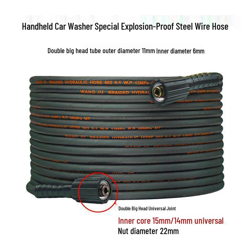 High-Pressure Explosion-Proof Car Washer Hose and Water Gun Accessory