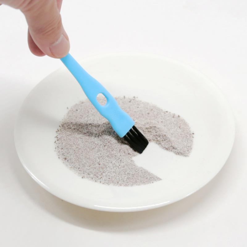 Nylon Bristle Plastic Handle Cleaning Brush for Coffee Machines