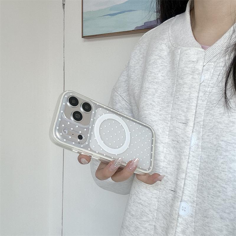 Japanese-Korean Star Cat Magnetic Holder for iPhone 17/16 Pro Max/15/14 Phone Case, New Model