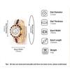 Frauen Armband Quarz Uhren Strass Uhr Damen Zifferblatt Armbanduhr