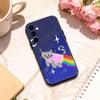 LOVELY N-Nyan Cat   Phone Case For Samsung Galaxy A73,A72,A71,A70,A53,A52,A51,Others Soft Black Shell
