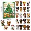 Christmas Dog Lover Advent Calendar With Acrylic Tree Ornaments For Holiday Celebration