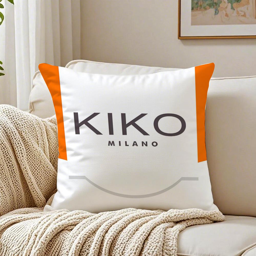 Cosmetics Brand KKiko Cushion Cover Linen Pillowcase Soft  for Sofa Bed Home Room Decor