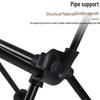 2026 Lightweight Portable Folding Moon Chair with Backrest for Outdoor Camping and Fishing
