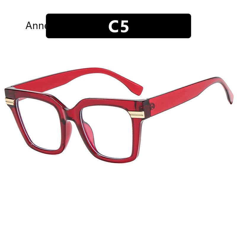 

Anti Blue Light Glasses Women For Men Vintage Designer Myopia Prescription Optical Square Computer Big Eye Glasses Frame