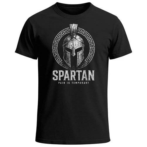 Men's T-Shirt Fashion Spartan Helmet Athletic Print Shirt Print Front Print-