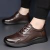 Autumn New Shoes for Men Genuine Leather Shoes Fashion Casual Sport Shoes Comfortable Lace-up Sneaker
