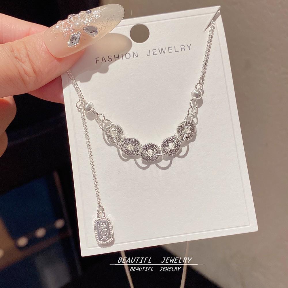 Exquisite Titanstahl Schlüsselbeinkette für Frauen - Schlichtes, elegantes und luxuriöses Design