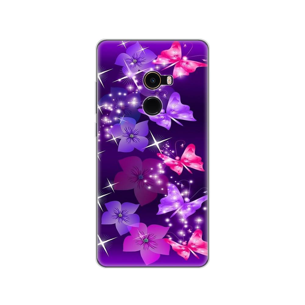 Měkké silikonové pouzdro TPU pro Xiaomi Mix 2 pouzdro pro Xiaomi Mi Mix 2 Mix2 zadní kryt 360 plný ochranný transparentní coque