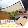 1x1.8m Sun Shade Sail Balcony Bonsai Awning Canopy Sunproof Netting Anti UV Mesh Block Garden