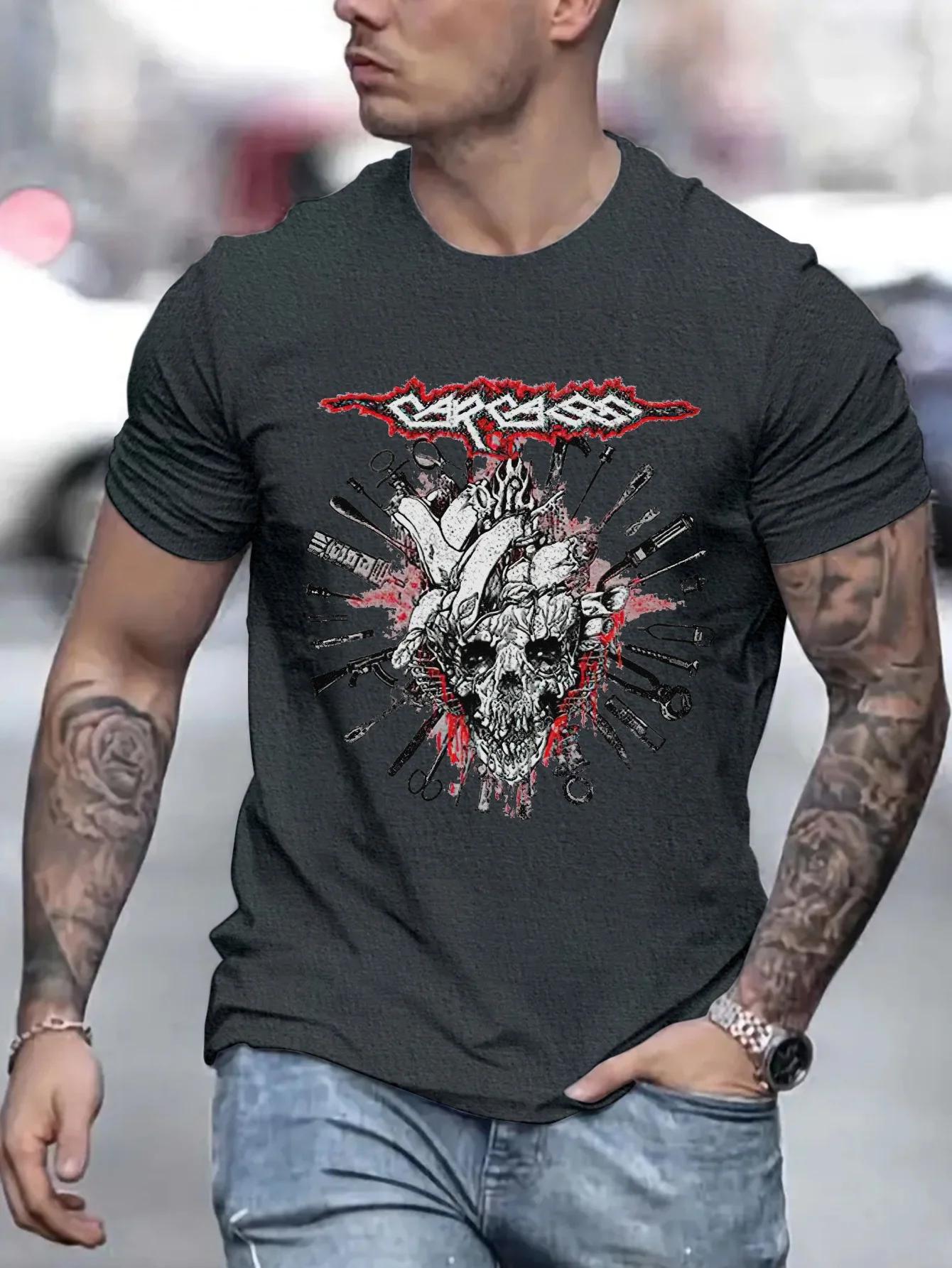 

Rotten Meat Stinky T-shirt for Spring and Summer Men s Fashion, Casual Printed Men s Fashion, Casual Music Fans Clothing - M... S разноцветный
