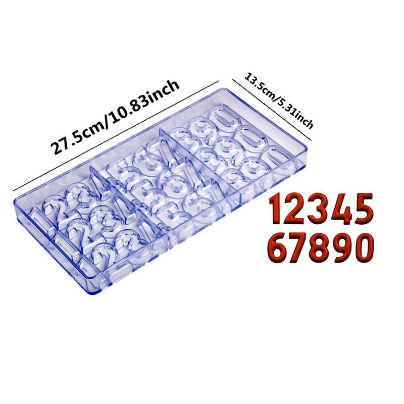 Chocolate Mold Plastic Creative Household Kitchen Baking Tools Food Grade Candy Baking Mold Various Styles DIY Baking Mold TMZ