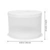 Transparent Cake Box Baking Packing Case Food Container Holder White Round Gift Dessert Storage Kitchen Bar Use