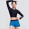 BARREL Women'S Day Crop Zip-Up Rash Guard Black (Bi4Wwcr17Blk)