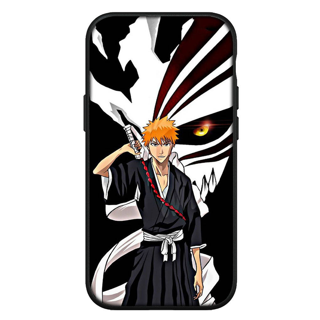 

Чехол для iPhone 17 16 15 Xiaomi Poco Redmi Note 14 13 12 11 Pro Max X 9 16e Samsung Galaxy S25 S24 S23 OPPO Huawei Bleach Kurosaki Ichigo Чехол для телефона for Redmi Note 12 5G