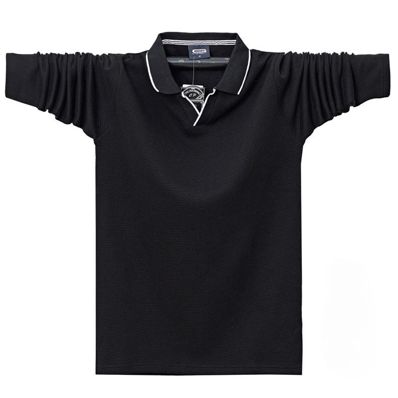 Men's Collared Polo Shirts Casual Long Sleeve Polo Shirts Button Down Pullover Shirts Solid Color Golf Shirts Spring Fall Tops Sweatshirts for Men