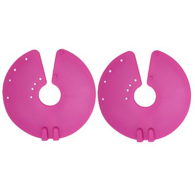 2pcs Chest Breast Electrode Pads for Electric TENS Massager Physiotherapy Machine 15.5cm   6.1in