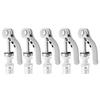 5pcs Seatpost Clamps Quick Release Aluminum Alloy Durable Bike Pipe Clamp Fixed Gear for Universal