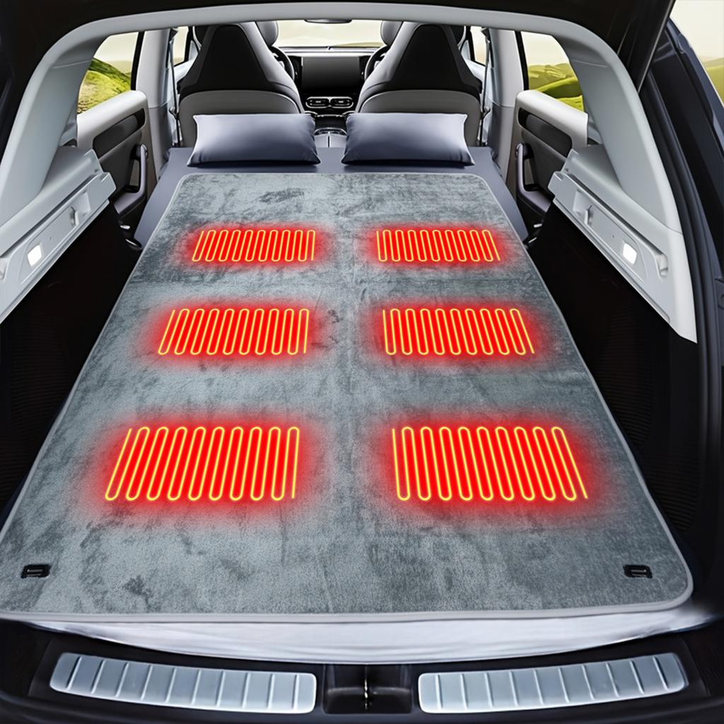 Camping Heizung Schlafmatte Tragbar USB Heizpads Schlafsack Matratze 3 Einstellbare Temperatur für Outdoor Wandern Picknick