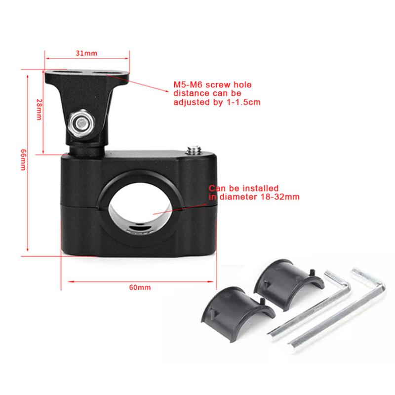 Front Fork Bracket For Motorcycle Headlight Support And LED Auxiliary Light Fixation