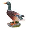 Mallard Duck Garden Ornament Hand Painted Resin Green Head Duck Figurine for Outdoor Lawn Yard Decoration