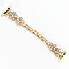 Flower Rhinestone Watch Strap for Apple Watch S1-11, Ultra 3-1, Samsung, Huawei 20/22mm