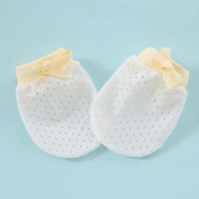 Atmungsaktive, kratzfeste Handschuhe aus Eisseide für Neugeborene von 0-1 Jahren