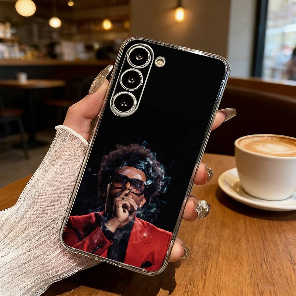 The W-Weeknd XO Phone Case For Samsung Galaxy S24 S25 S23 S22 S21 Plus S24 S25 Transparent Cover Case