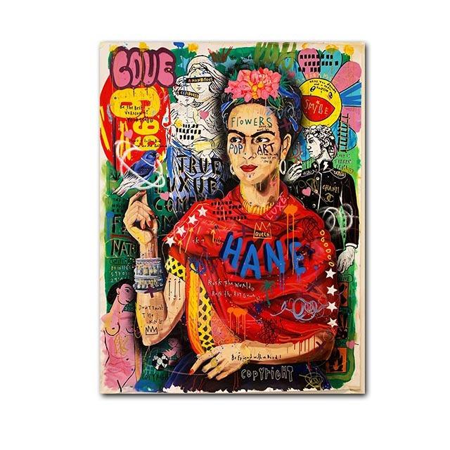 

Граффити картина маслом Мона Лиза современные популярные постеры и принты борода гостиная стены искусства украшения дома схема 21cm×30cm NoFrame