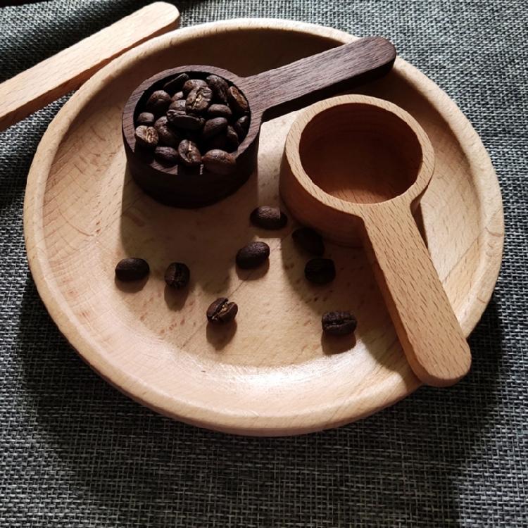Wooden Measuring Coffee Spoon for Coffee Beans, Whole Beans Ground Beans or Teas