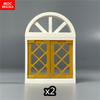 MOC Bricks Fence Railing Window Stairs Ladder Gate DIY Garden House Architecture Accessories Building Blocks Children's Toys