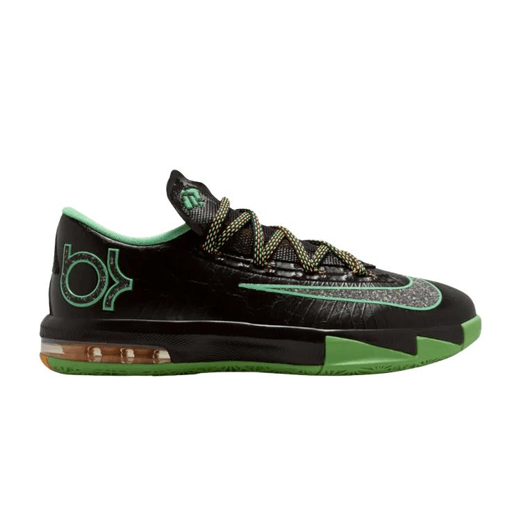 

Nike Kd 6 () Детские кроссовки GS Brazil Черный Мультицветный-Светло-Ярко-Зеленый IU1286-001 36