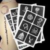 Semi Permanent Small Tattoo Stencil Airbrush Temporary Templates