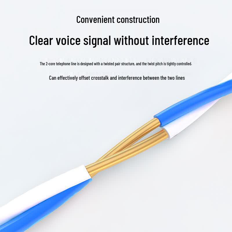 SNIT 2-Core RJ11 Telephone Cable