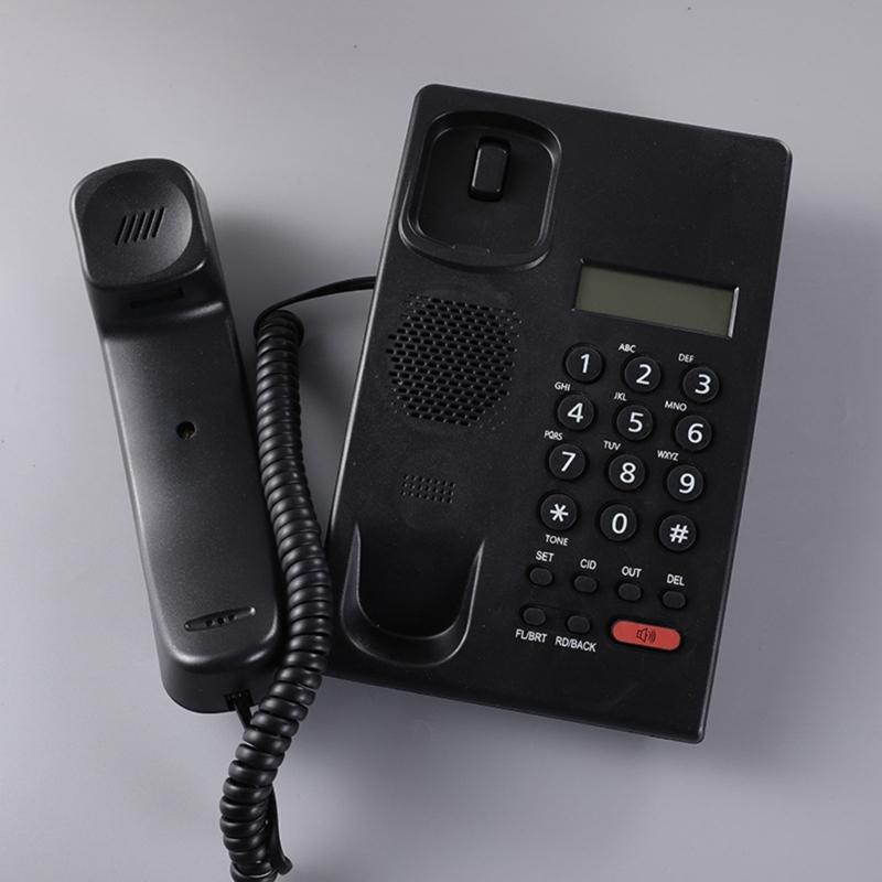 Kabelgebundenes Festnetztelefon Festnetz-Schreibtisch-Festnetztelefon Geräuschunterdrückung Anrufe Geeignet für Zuhause Hotel Büro