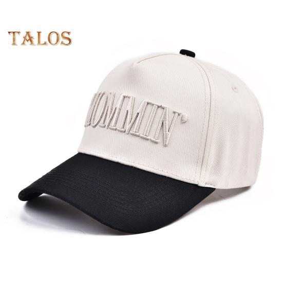 Women Baseball Cap Adjustable Cotton Embroidery Letters Baseball Cap Outdoor Ponytail Truck Hat for Casual Daily Wear