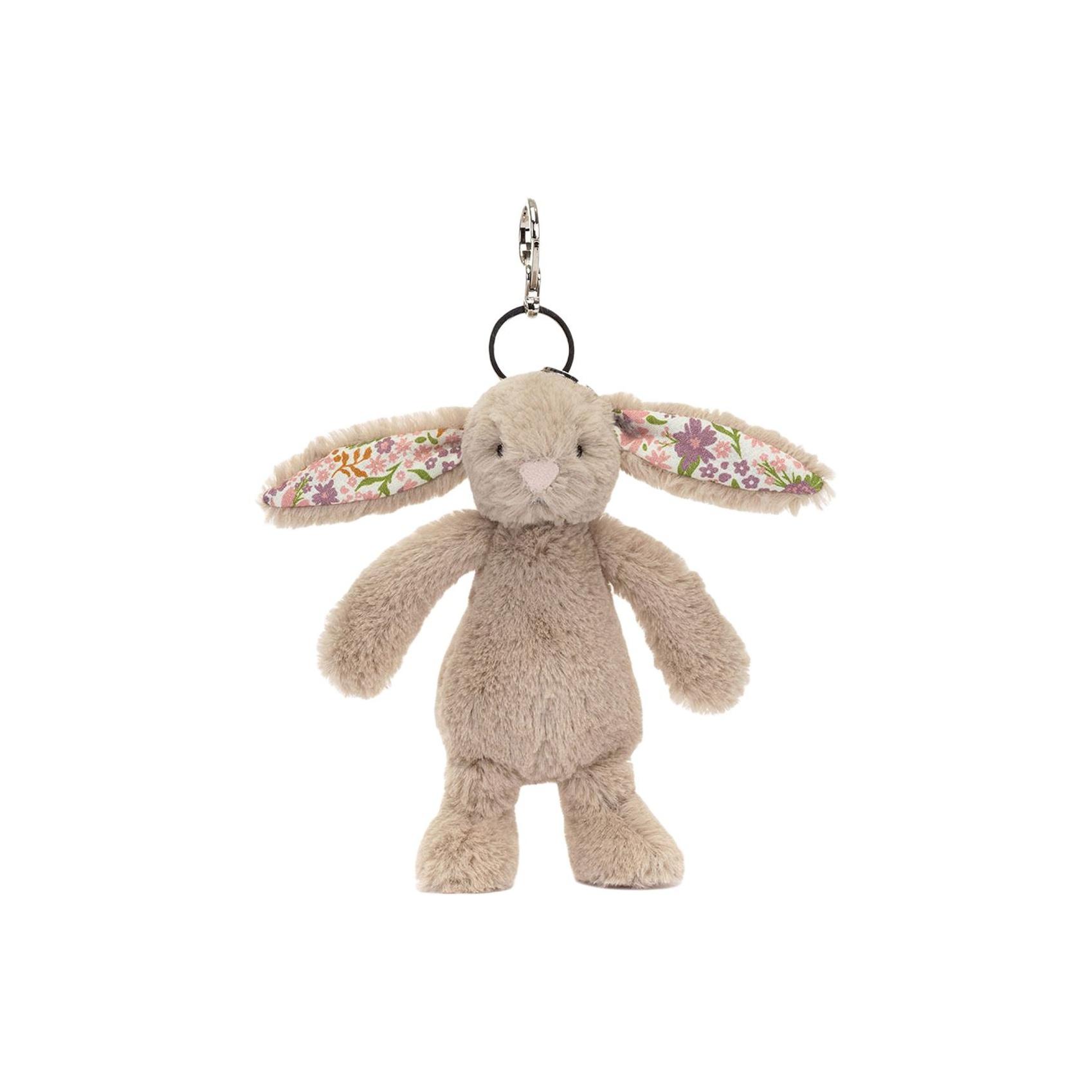 

JELLYCAT Пасхальная серия Бежевый кролик с цветком Милая кукла Плюшевый кулон Высота сидя 12,7 см Box Not Included