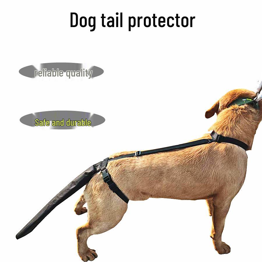 Adjustable Dog Tail Protector: Injury, Hair Loss, Grooming Aid, Anti-lick/Bite Guard
