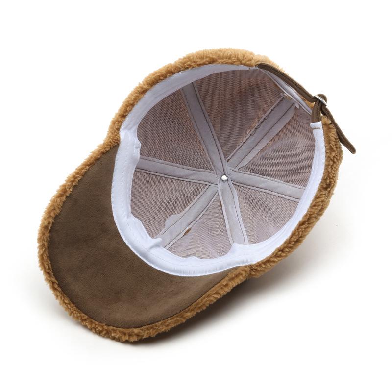 Hat Autumn and Winter Fashion Warm Granular Fleece Cap Outdoor Sports Leisure Shade Baseball Cap
