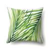 Polyester Pillowcase Ins Style Plant Flowers Nordic Printed Peach Leather Velvet Cushion Cover Sofa Waist Cushion Cover