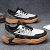 Fashion Rotating Button Men's Shoes 2025 Summer Mesh Breathable Outdoor Sports Shoes Thick Sole Height Increasing Fashion Trend Sneakers