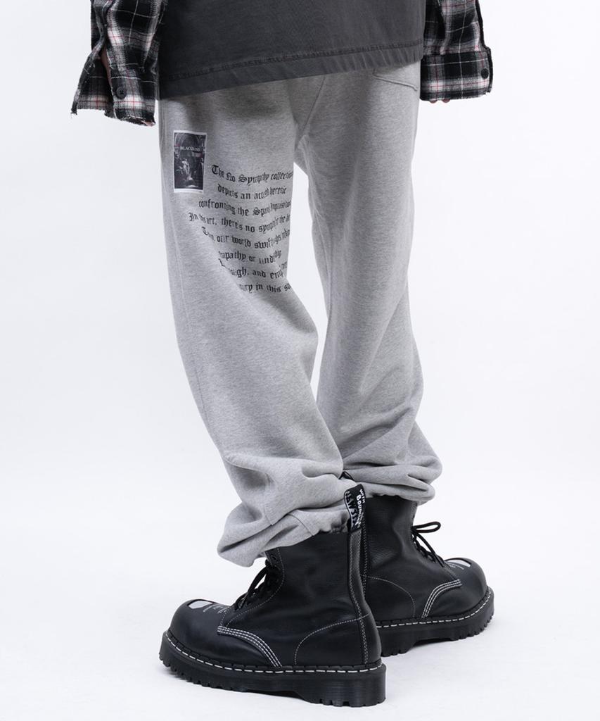 BLACKBLOND Vividi Crushed Face Sweatpants (Grey)