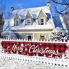 Merry Christmas Banner for Yard And Entrance Decor Christmas Outdoor Banner Flag for Home Decor 2026 Gifts Happy New Year 2026